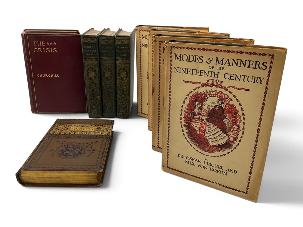 19th C. Titles, Ruskin, Churchill, Tennyson, etc