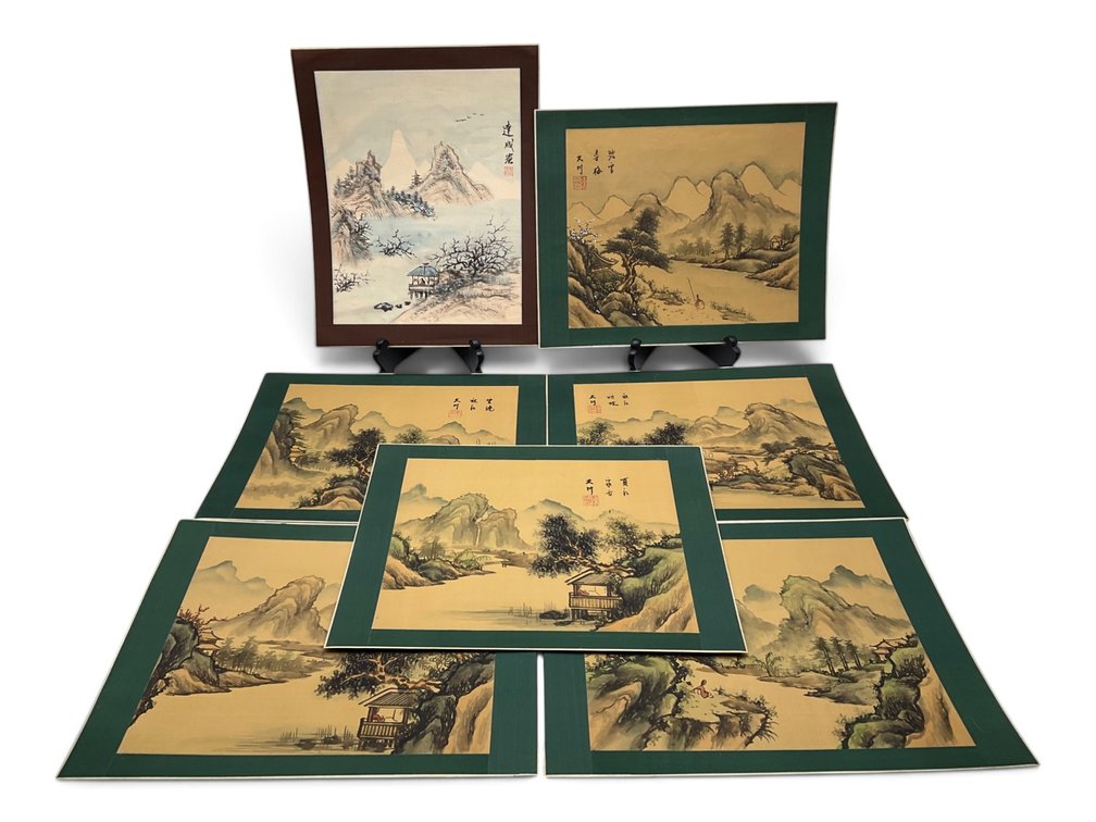 Seven Chinese Watercolors