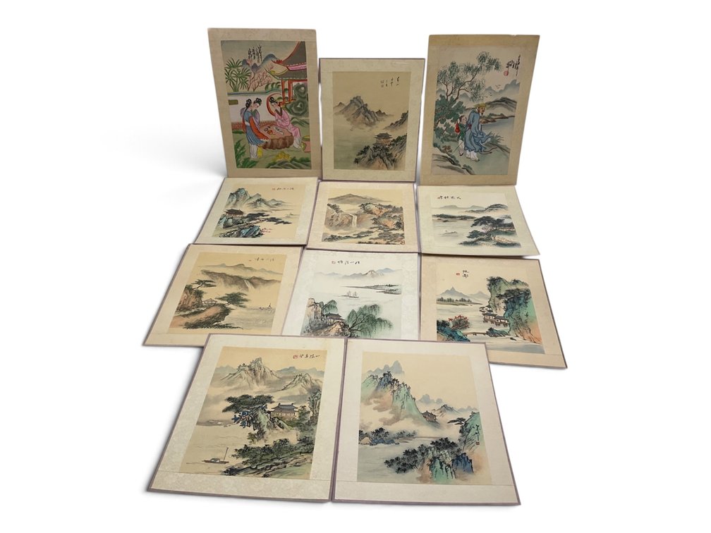 Eleven Chinese Watercolors