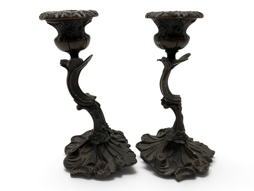 Art Nouveau Style Candlesticks