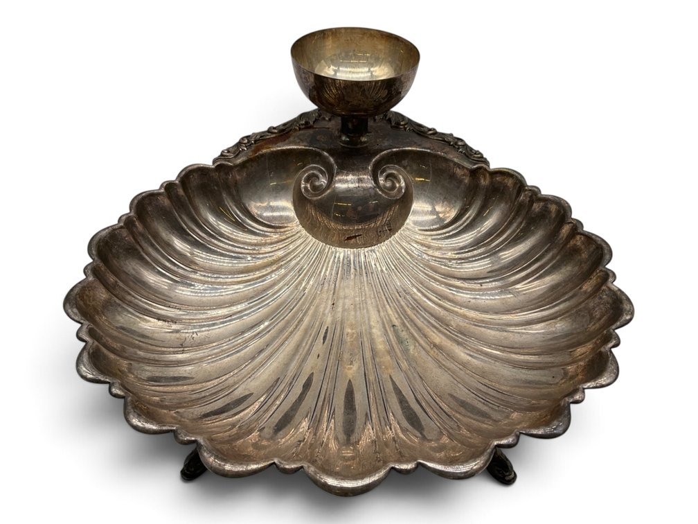Silverplated Shell Shaped Serving Dish
