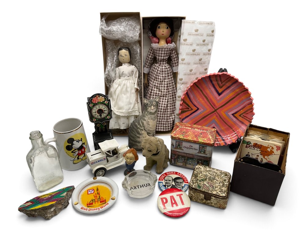 Dolls, Political Pins, Bobbleheads, Etc.
