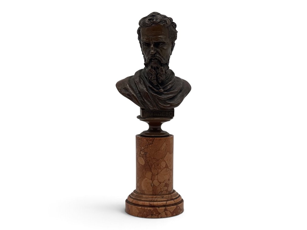 Grand Tour Diminutive Bust of Michael Angelo