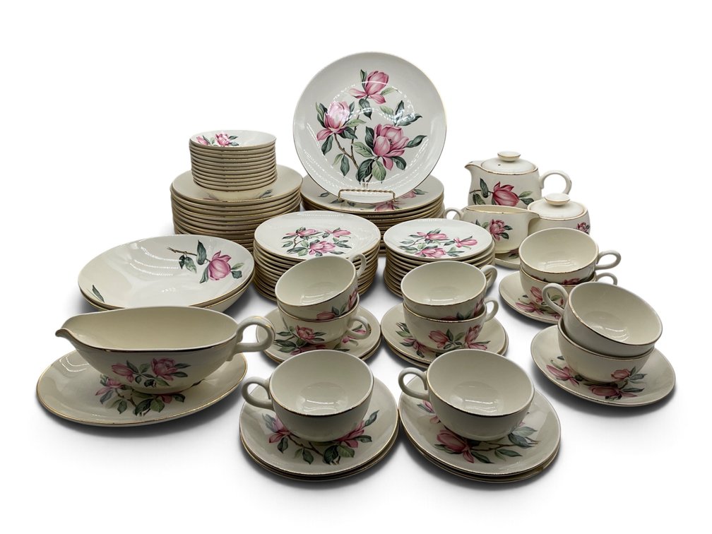 Mid Century Homer Laughlin “Pink Magnolia”