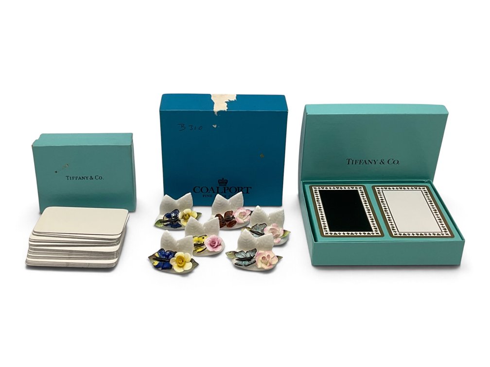 Coalport Place Card  Holders, Tiffany Place Cards,Etc