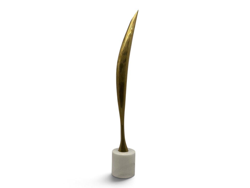 “Bird in Space” Sculpture in Brass