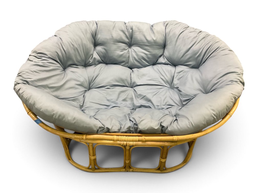 Double Rattan Papasan Chair