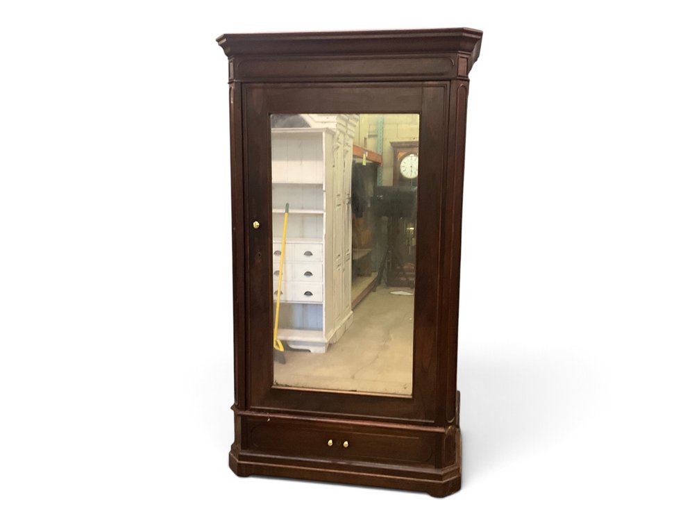 Victorian Mirror Front Armoire