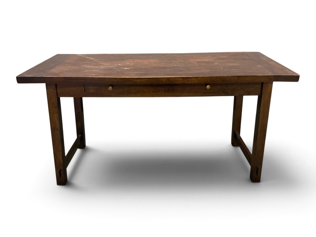 Dark Wood Writing Desk