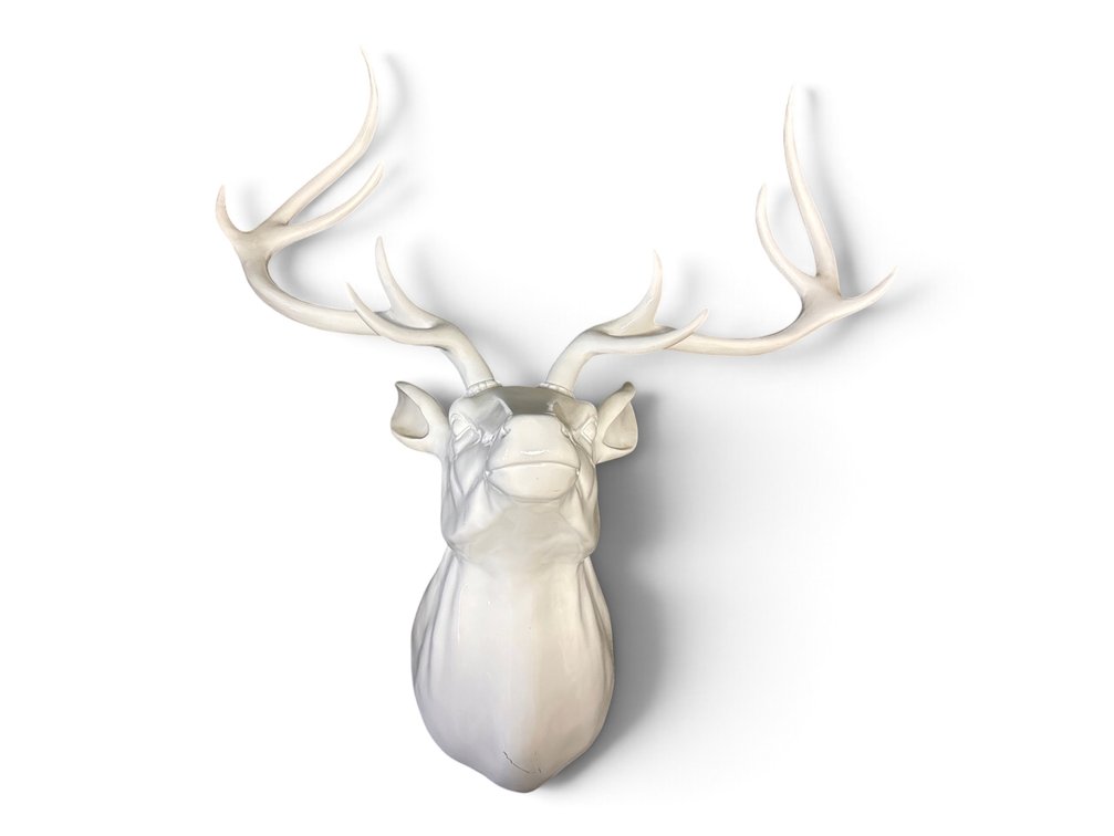 Resin Faux Stag Mount