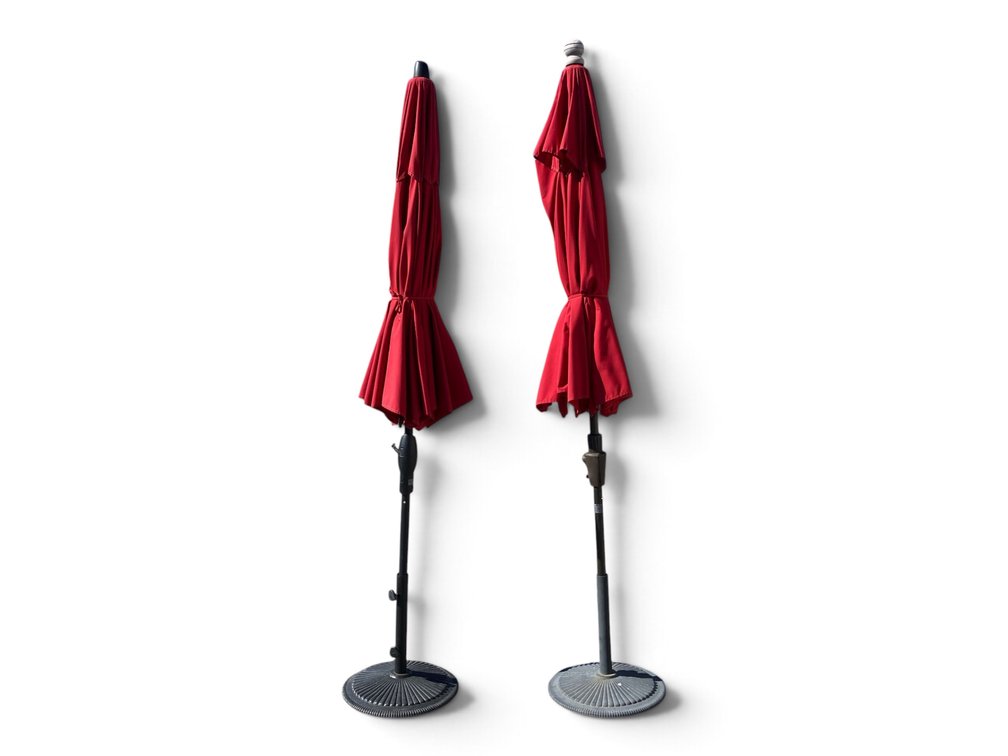 Pair of Patio Umbrellas