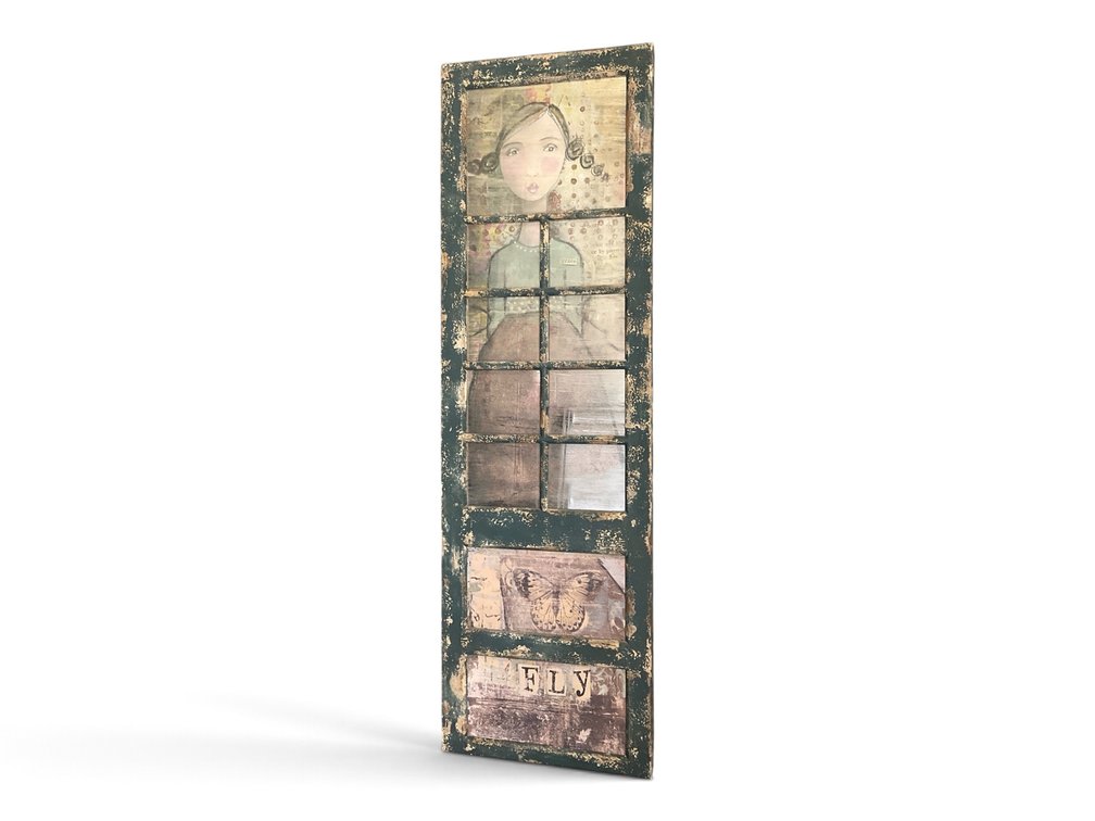 Decorative Painted Window