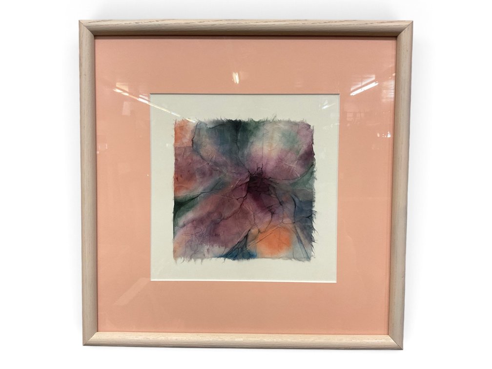 Lavender Abstract Watercolor Painting