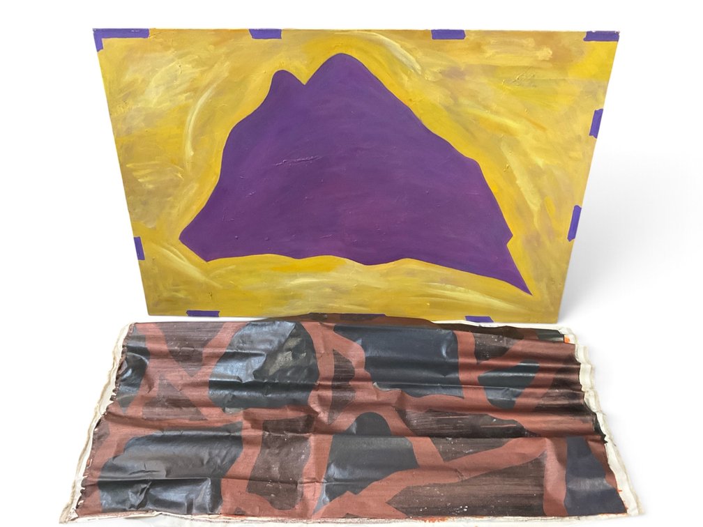 Two Acrylic on Canvas Abstracts