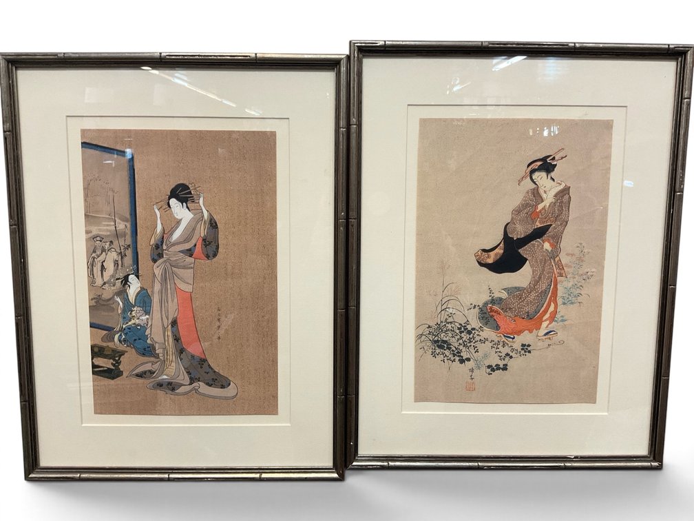 Two Japanese Woodblock Prints