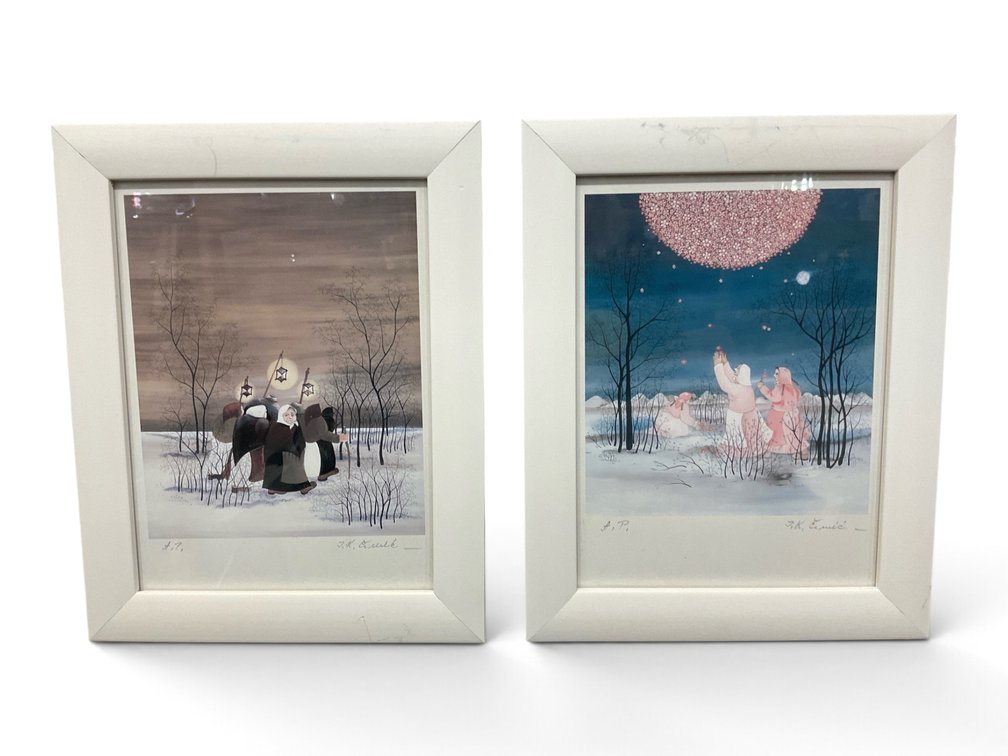 Ivan Lacković Croata (1932-2004), Two Signed Prints