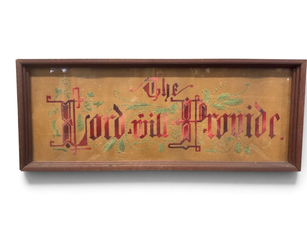 Victorian Punch-Paper Needlework Sampler