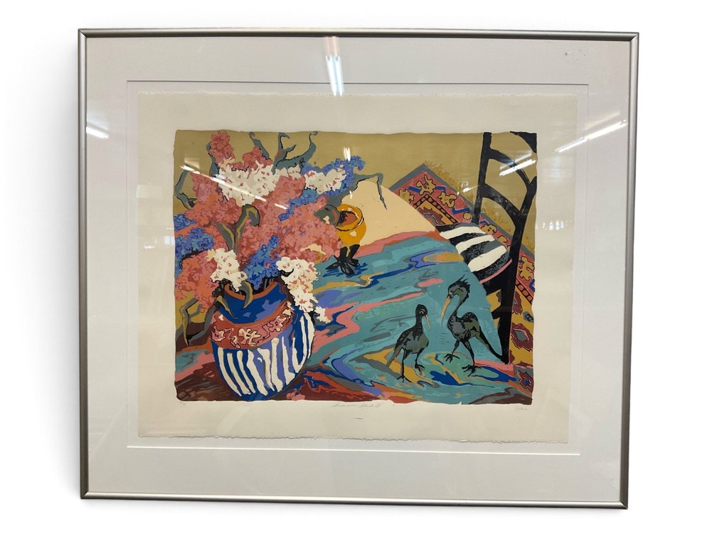 Pencil Signed Matisse-Style Serigraph