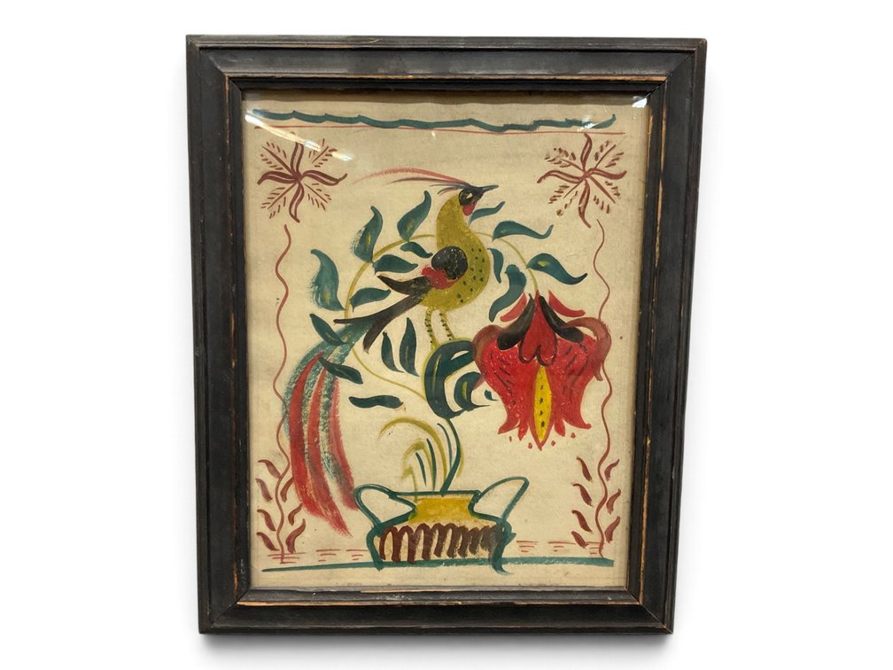 Pennsylvania Dutch Folk Art Painting