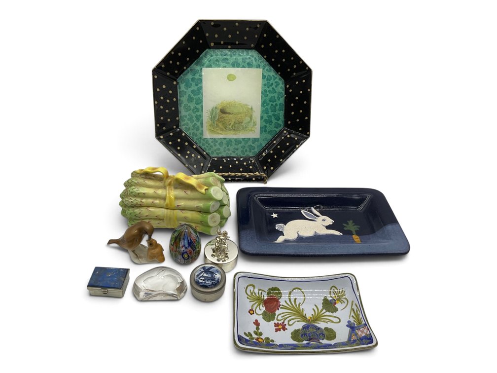 Herend Asparagus Box , Trinket Boxes, Etc
