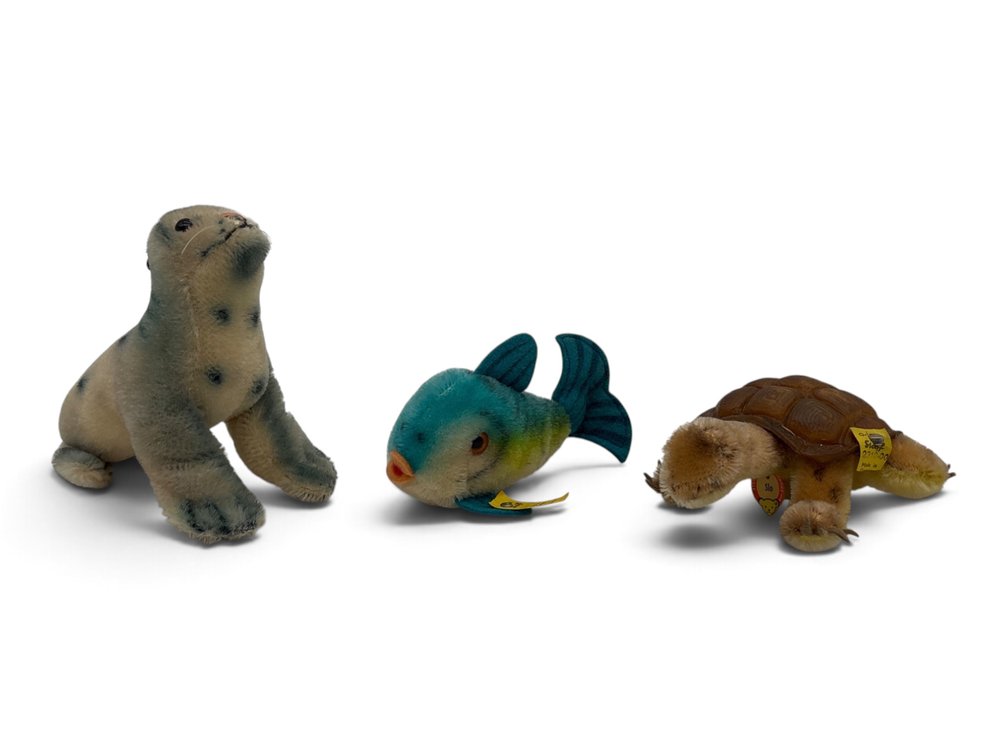 Three Steiff Mohair Animals