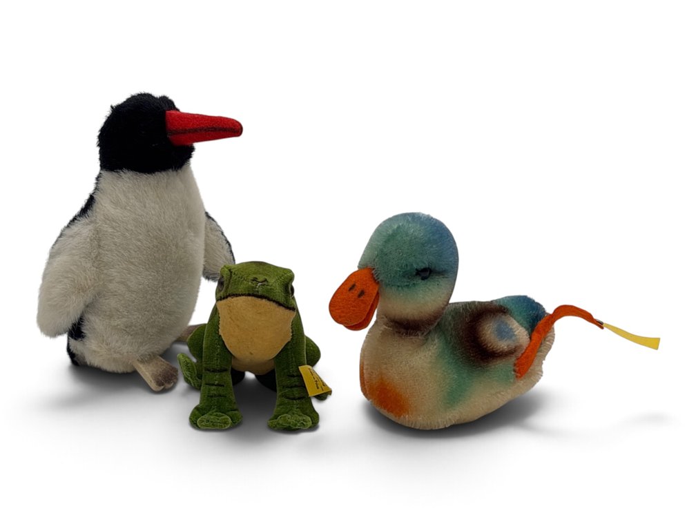 Three Steiff Mohair Animals