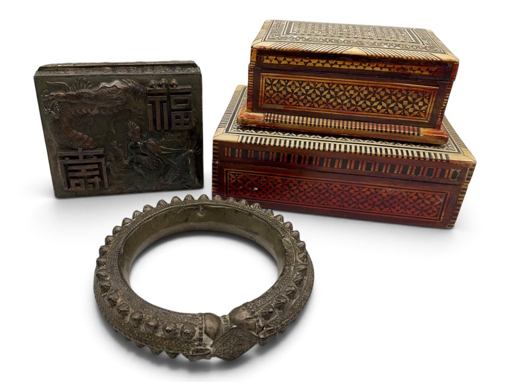 Khatam and Asian Boxes & Bangle