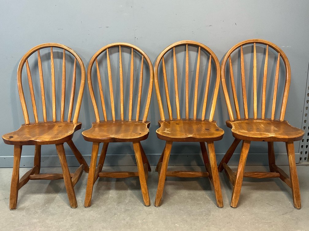 Set of Four Hunt Country Chairs 