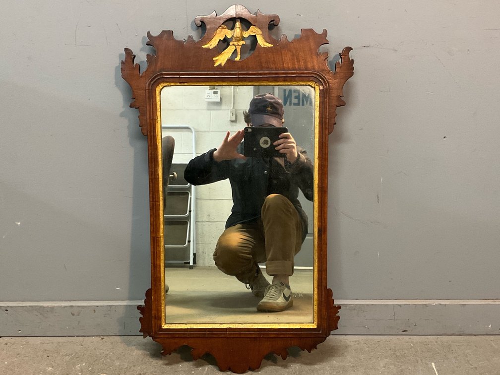 Mahogany Chippendale Mirror 