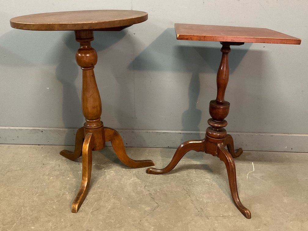 Pair of Pedestal Tripod Stands 