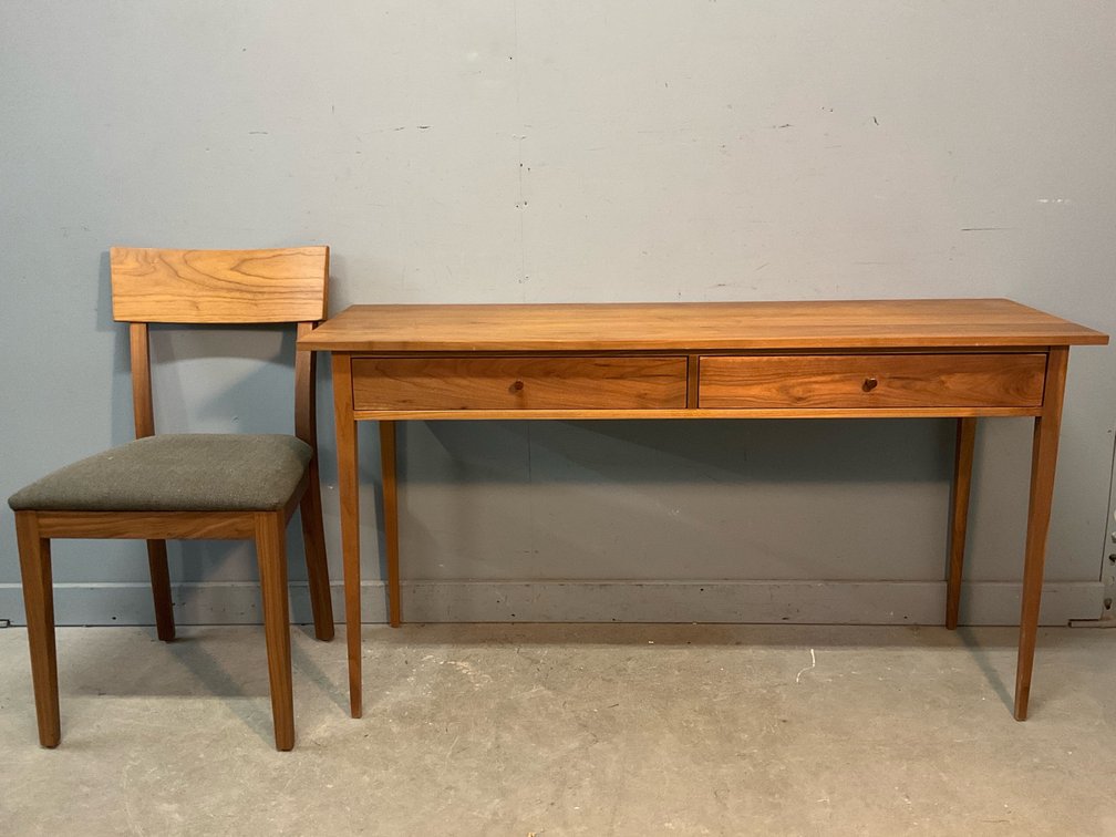 Room & Board Console Table/Desk and Chair 