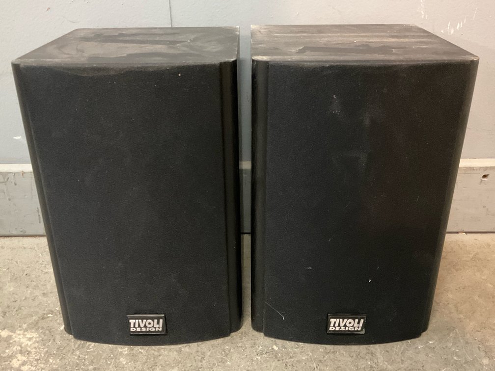 A Pair of Tivoli Design Speakers 