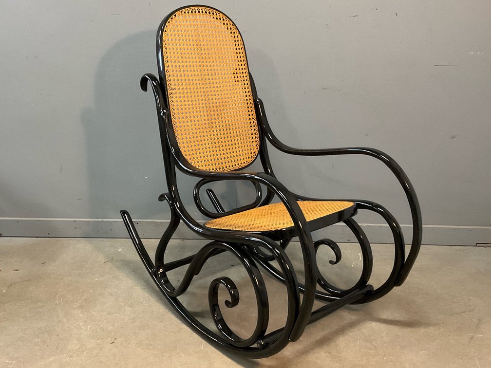 Thonet-Style Bentwood Rocking Chair 