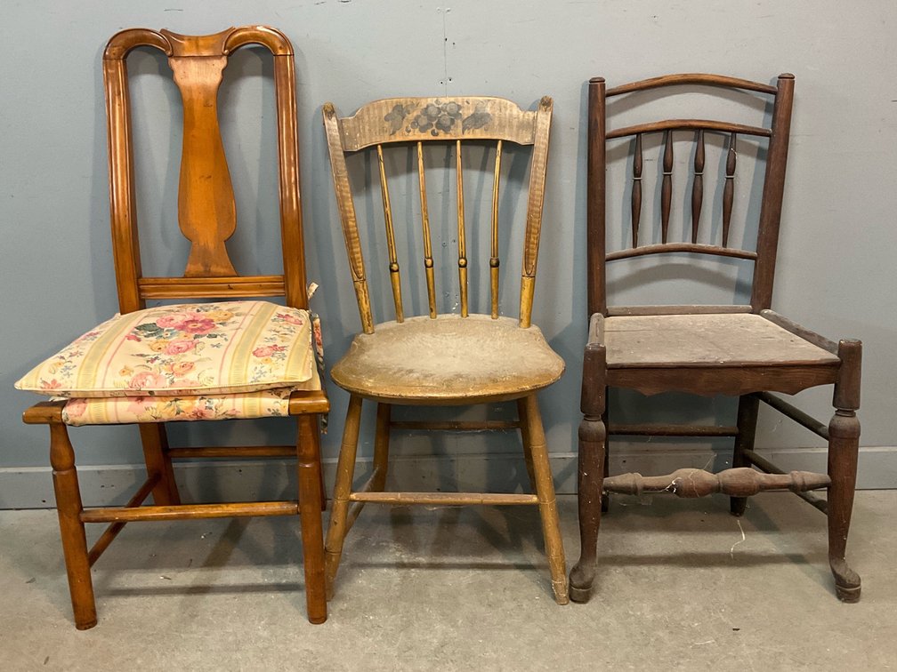 Trio of Antique Chairs 