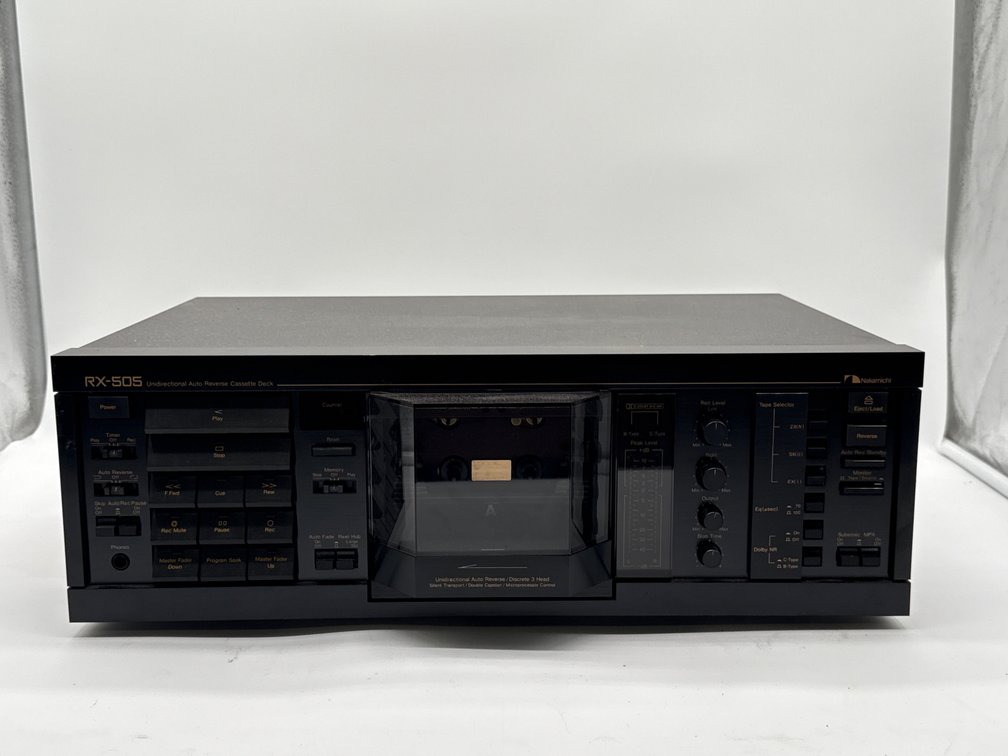 Nakamichi RX-505 Unidirectional Reverse Cassette Deck 