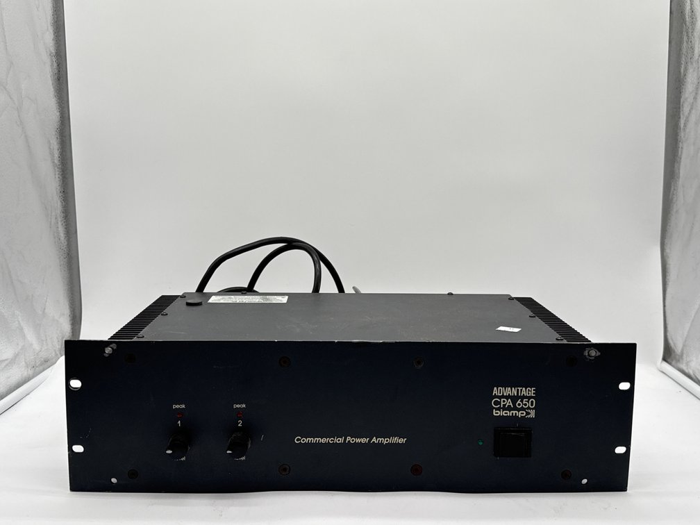 Biamp Commercial CPA 650 Power Amplifier 