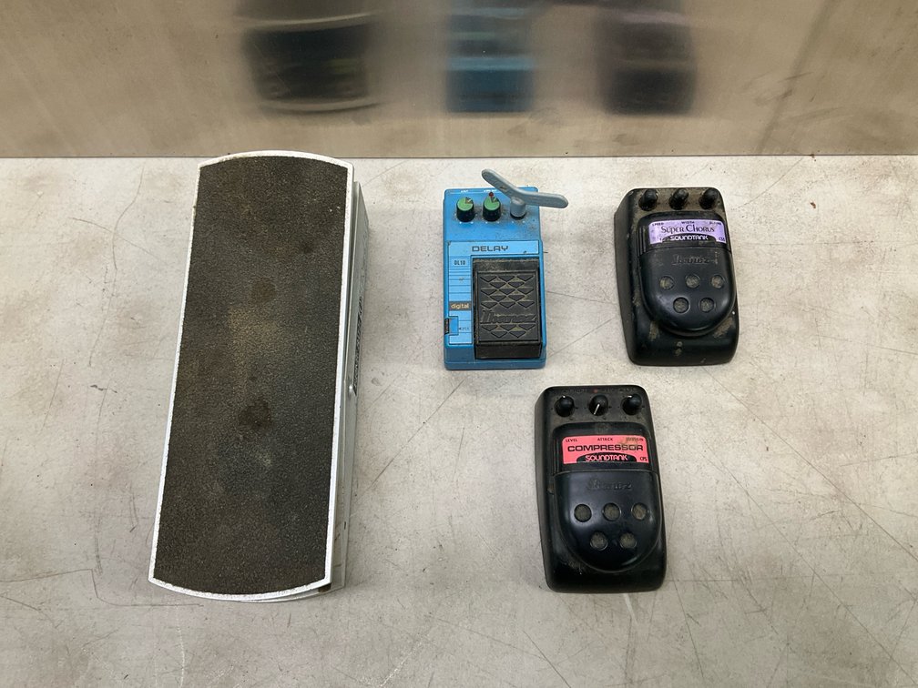 Four Guitar Effects Pedals