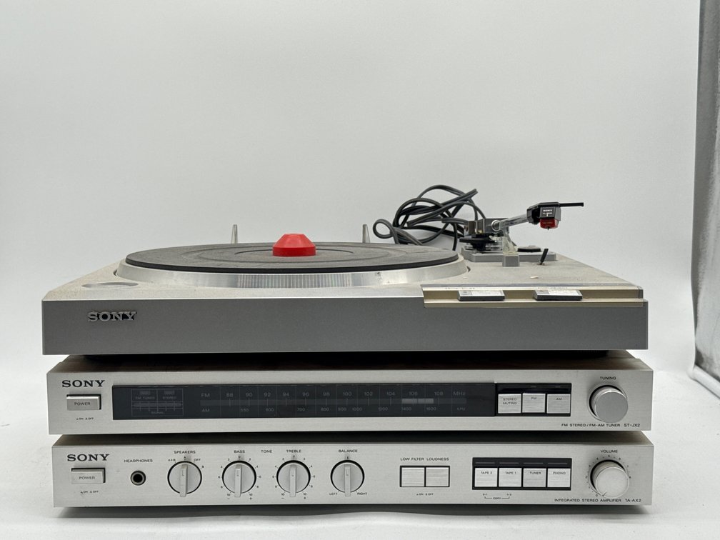 Sony PS-LX1 Turntable, Tuner, and Amplifier 