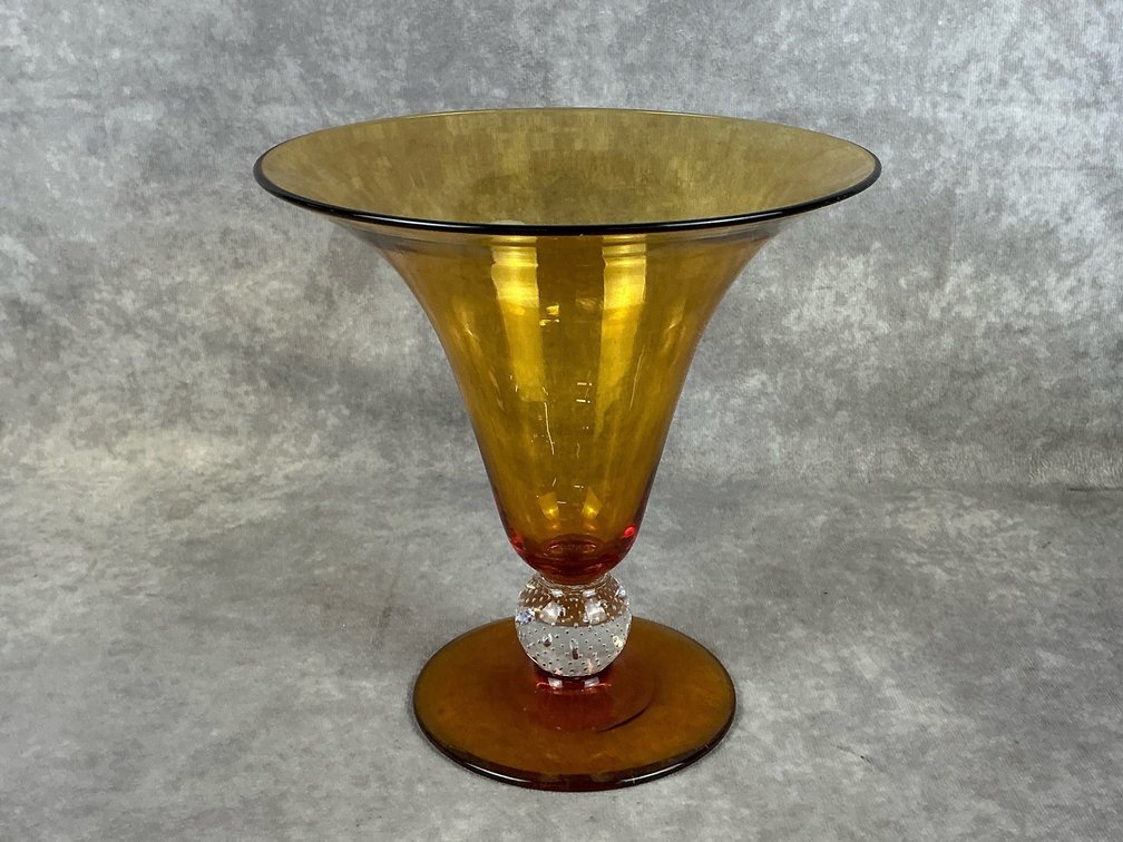 MCM Pairpoint Amber Vase