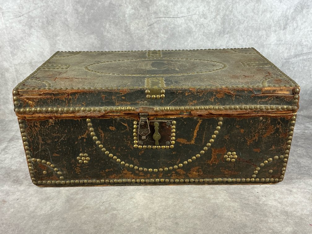 Leather Travel Trunk