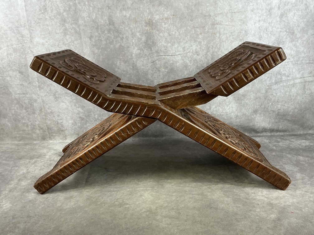 Mayan Carved Bench