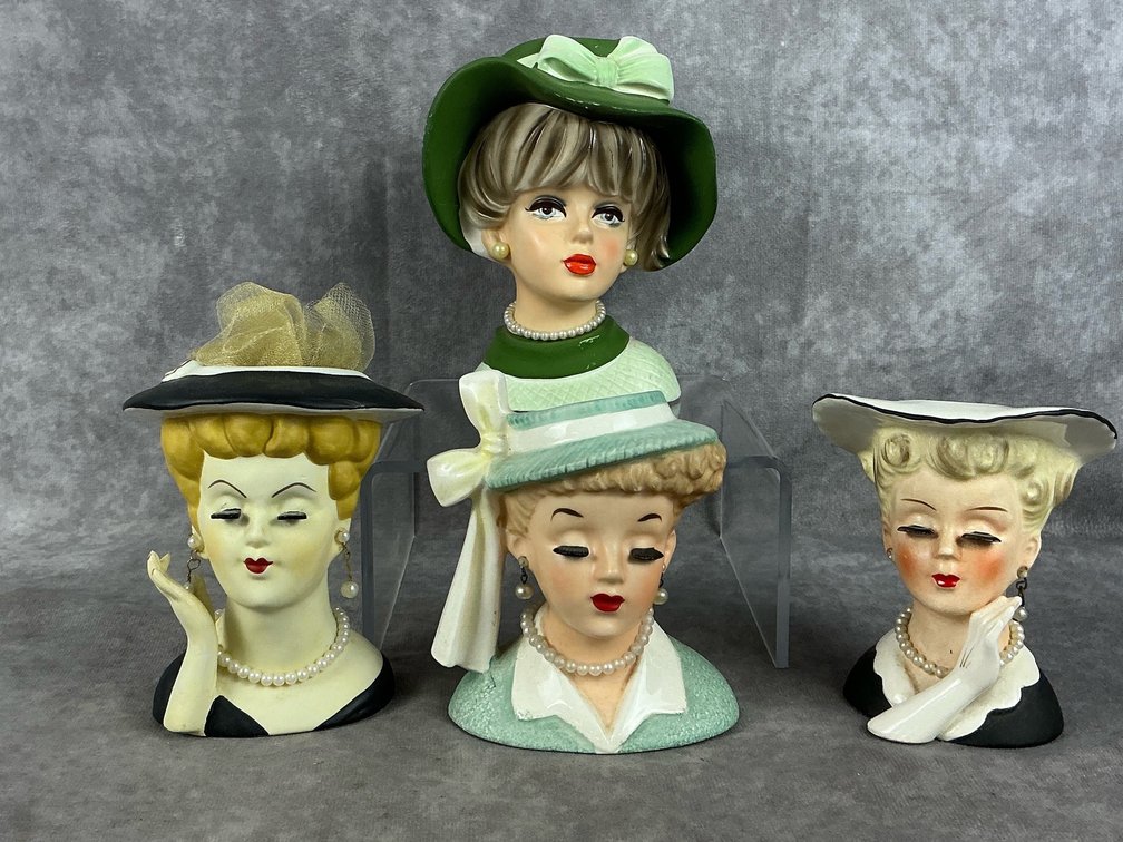 Lady Head Vases