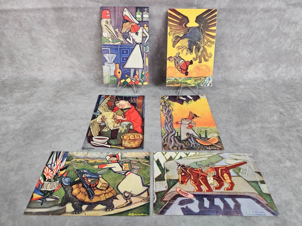Aesop's Fables Postcards