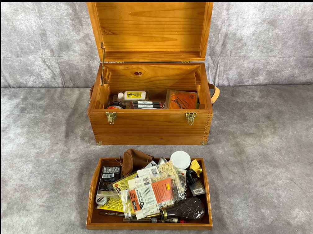 Mixed Brand Muzzleloading Accessories and Storage Cases