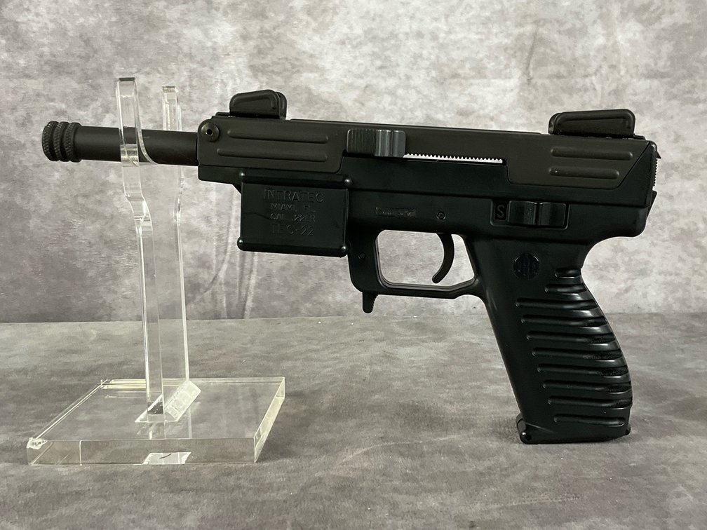 Intratec TEC-22 Pistol And Magazines