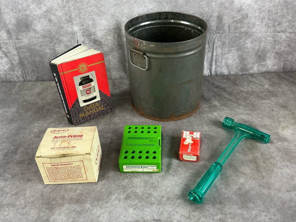 Lee and Hodgdon Reloading Equipment Lot