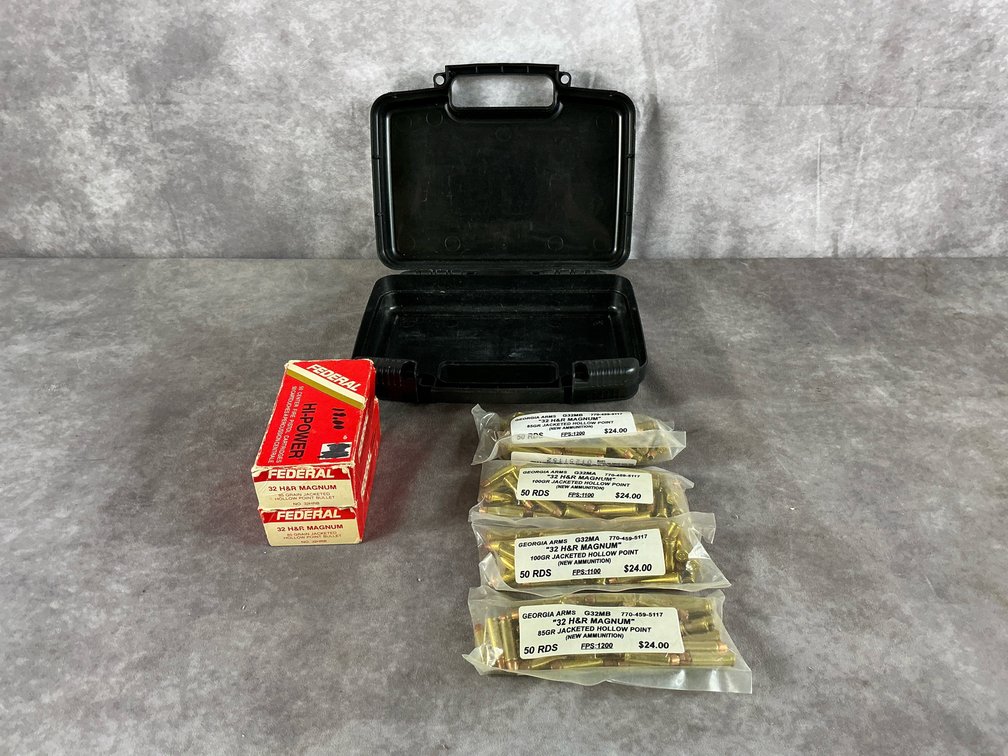 .32 H&R Federal and Georgia Arms Ammunition and Case
