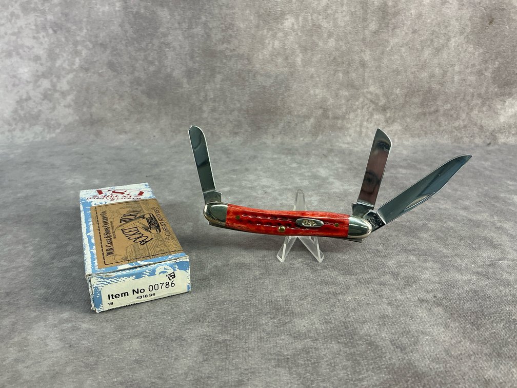 Red Stockman Knife