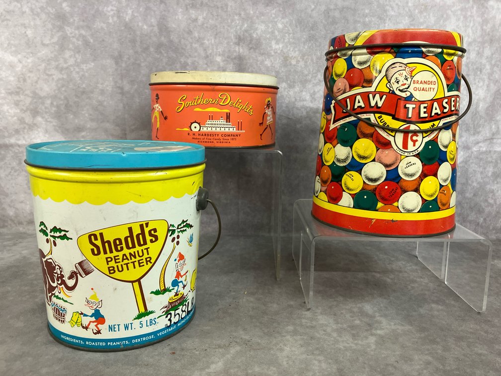 Peanut Butter & Candy Tins