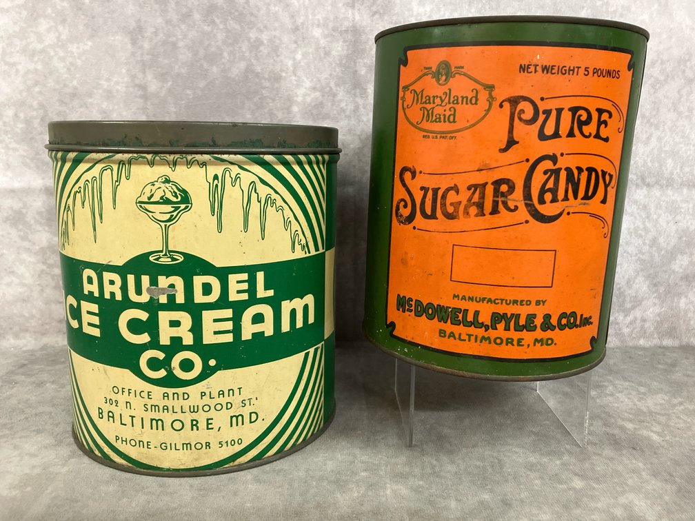 Ice Cream & Sugar Candy Tins